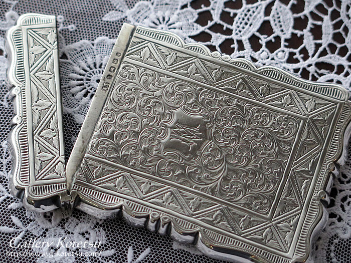 AeB[NVo[@J[hP[X antique silver cardcase