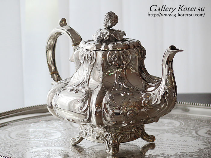 AeB[NVo[eB[|bg antique silver teapot