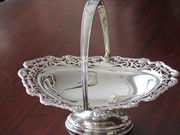 シルバーバスケット antique silver basket