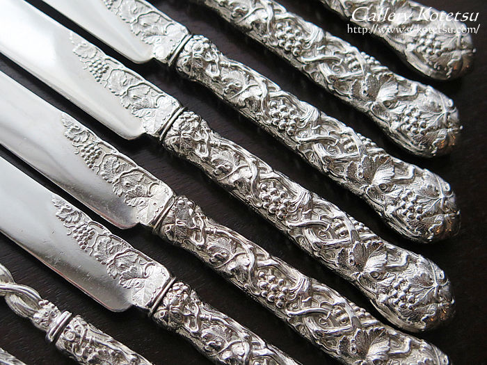 AeB[NVo[fU[gJg[ antique silver dessert cutlery