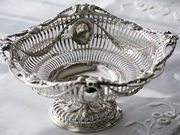 シルバーバスケット antique silver basket