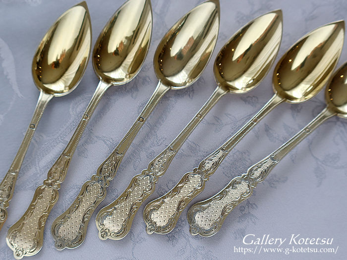 antique silver fruits spoon AeB[NVo[