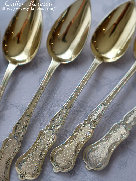 antique silver fruits spoon AeB[NVo[
