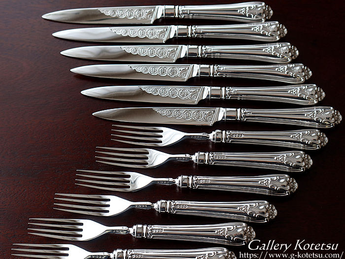 antique silver dessert cutlery AeB[NVo[@fU[gJg[