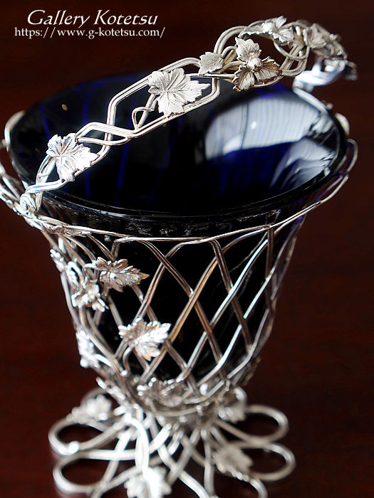 antique silver basket AeB[NVo[@oXPbg