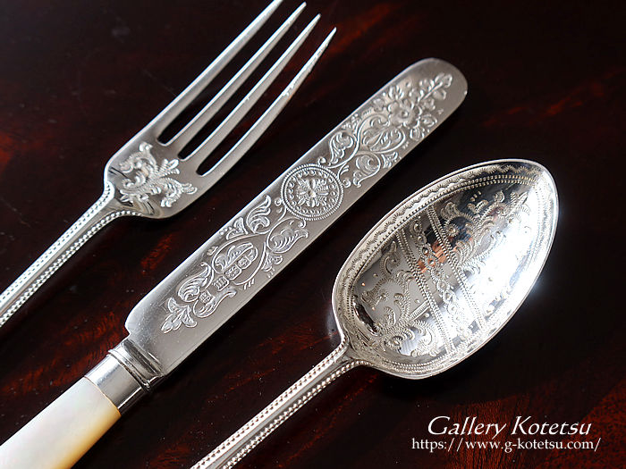 antique silver cutlery AeB[NVo[