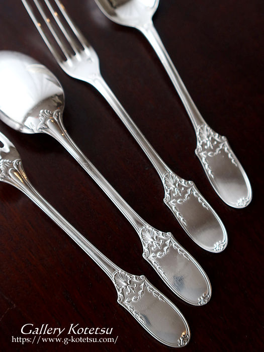 antique silver spoon fork AeB[NVo[@fU[gXv[tH[N