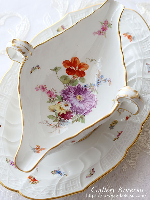 meissen sauce boat