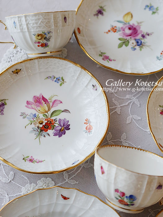 meissen cup&saucer }CZJbv\[T[