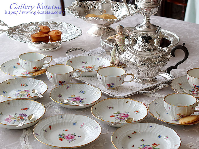 meissen cup&saucer }CZJbv\[T[