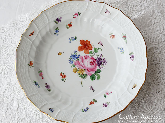 マイセンディナープレート antique Meissen