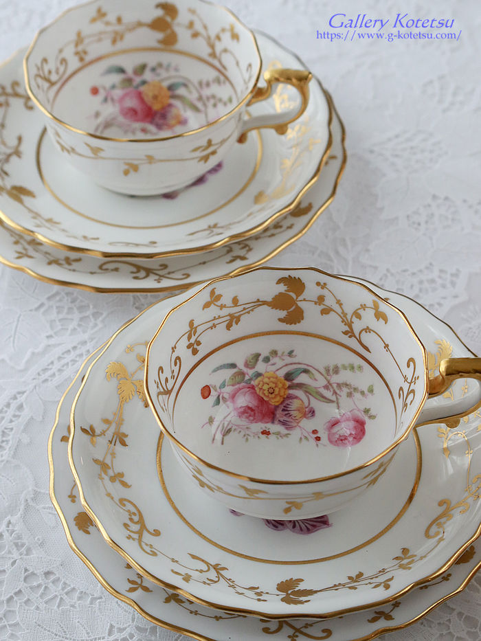 �X�|�[�h�@�J�b�v���\�[�T�[�@antique porcelain spode cup&Saucer