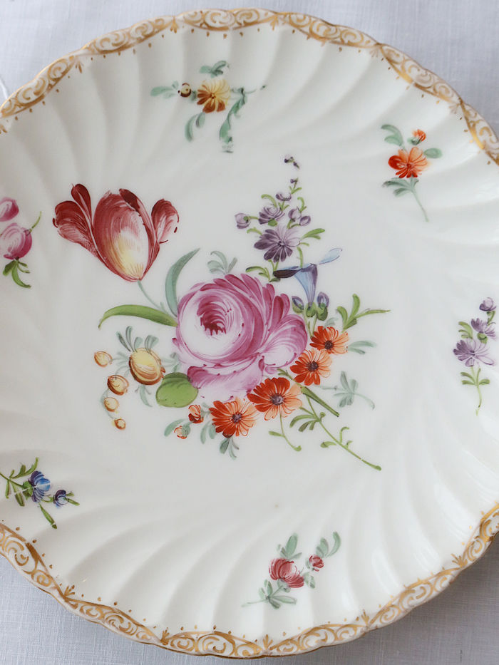 ドレスデンデザートプレート dresden dessert plate