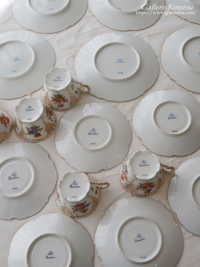 �h���X�f���J�b�v���\�[�T�[ dresden cup&saucer