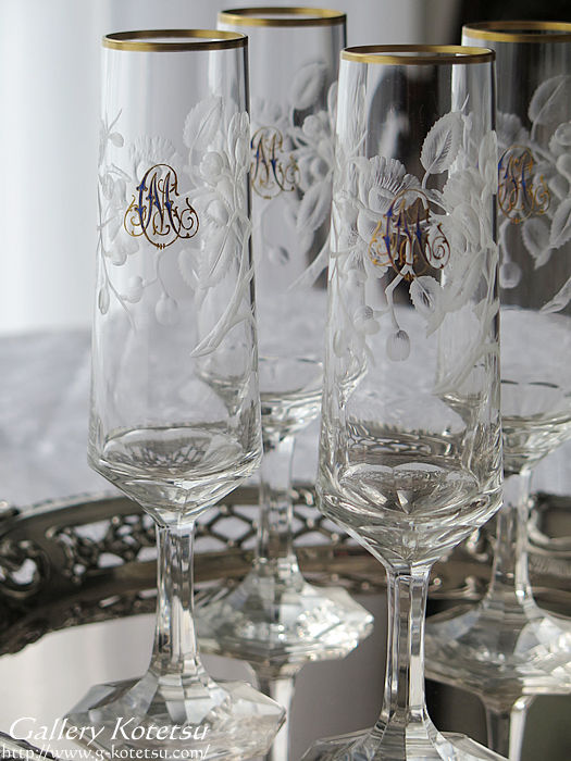 モーゼルシャンパングラス moser champagneglsss