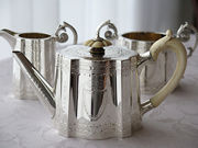 アンティークシルバーティーセット antique silver teaset