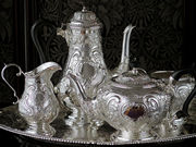 アンティークシルバーティーセット antique silver teaset