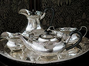 AeB[NVo[eB[Zbg antique silver teaset