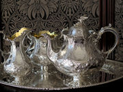 アンティークシルバーティーセット antique silver teaset