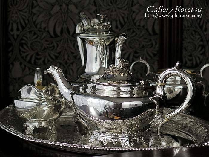 AeB[N@Vo[eB[Zbg antique silver teaset