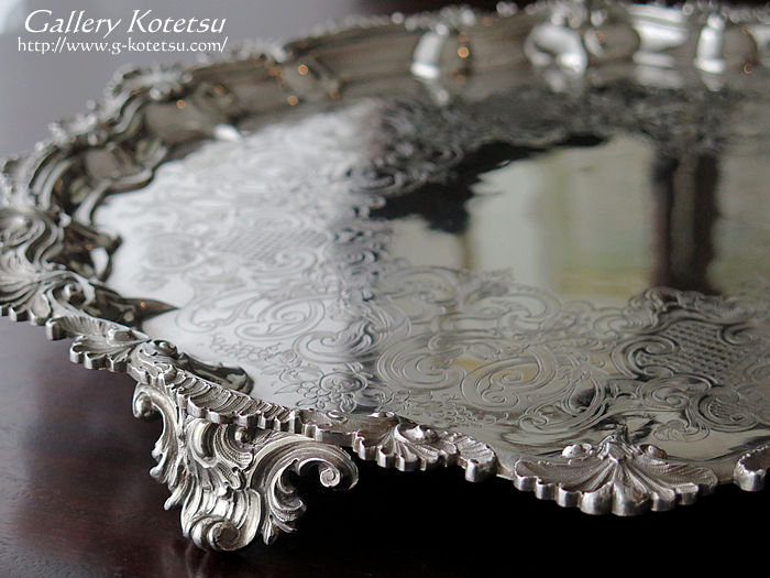 �A���e�B�[�N�V���o�[�T�����@ antique silver salver