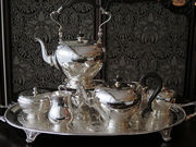 AeB[NVo[eB[Zbg antique silver teaset