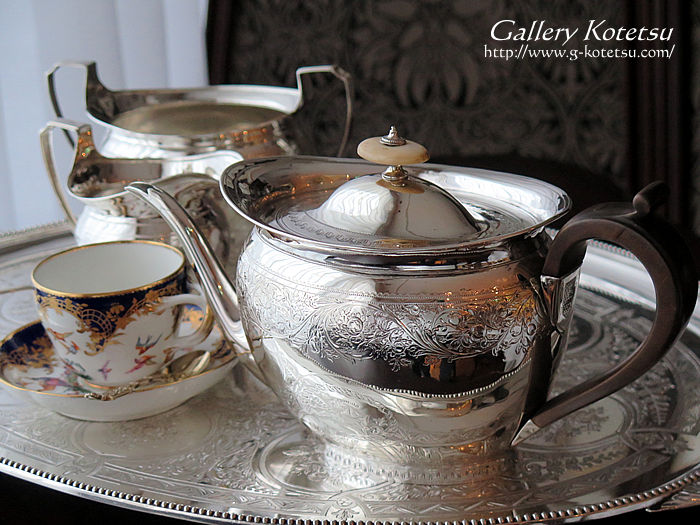 シルバーティーセット antique silver teaset
