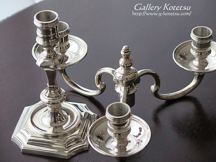 �A���e�B�[�N�V���o�[�L�����f���u�� antique silver candelabura