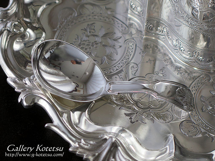 AeB[NVo[@LfBXv[ antique silver teacaddyspoon