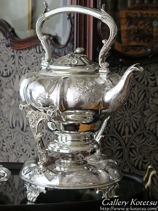 Vo[eB[Zbg antique silver teaset benjamin smith