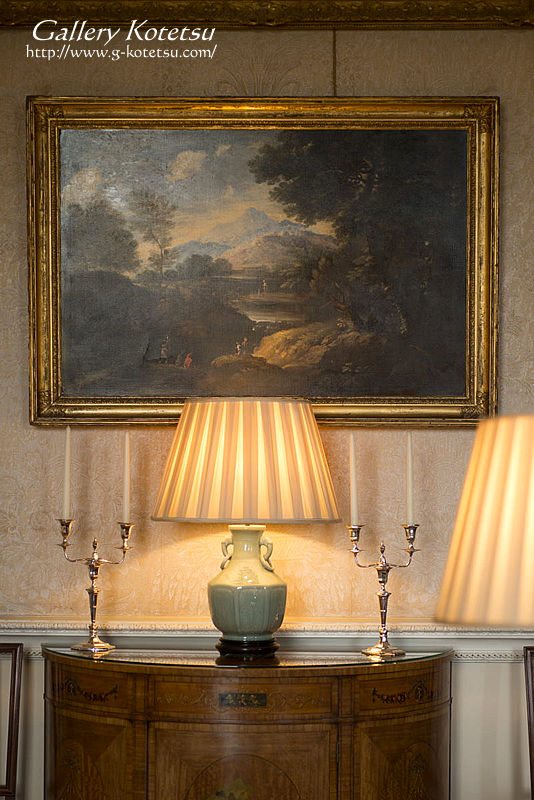 �L�����f���u�� antique silver candelabra