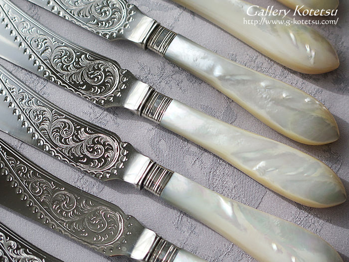 }U[Iup[Jg[ mother of pearl silver cutlery