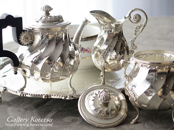 t`Vo[eB[Zbg antique silver teaset