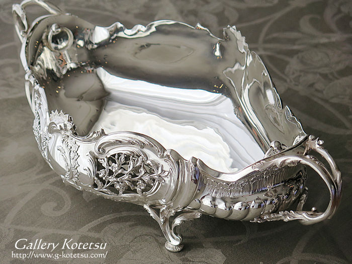 �V���o�[�W�����f�B�j�G�[�� antique silver jardiniere
