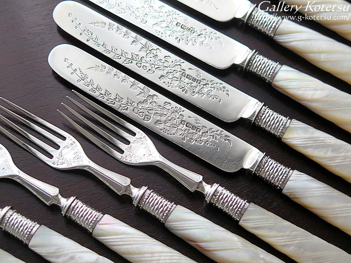 }U[Iup[fU[gJg[ mother of pearl dessert cutlery