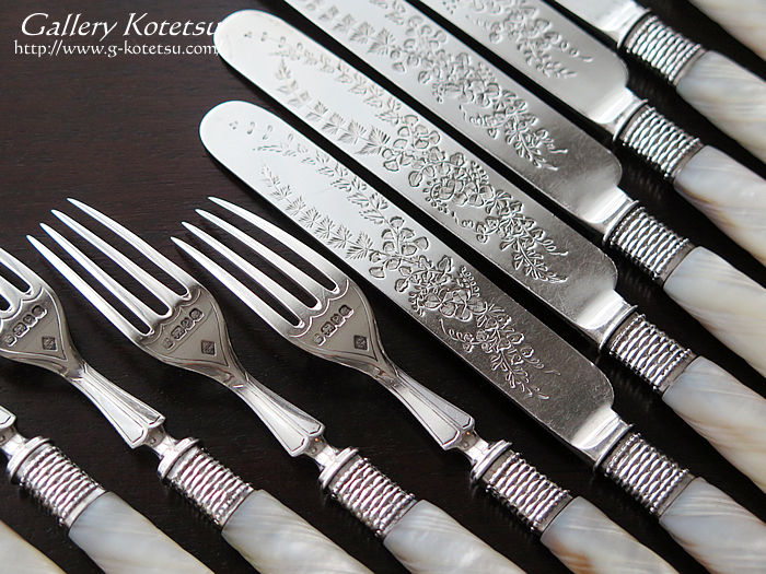 }U[Iup[fU[gJg[ mother of pearl dessert cutlery