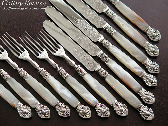 }U[Iup[fU[gJg[ mother of pearl dessert cutlery