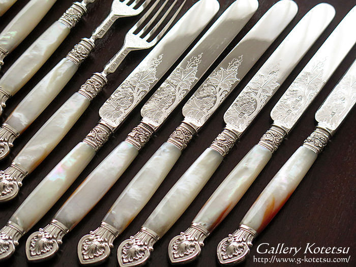 }U[Iup[fU[gJg[ mother of pearl dessert cutlery