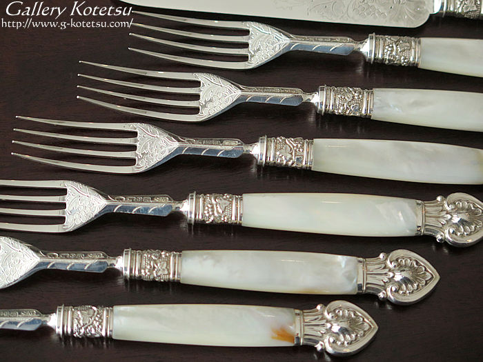 }U[Iup[fU[gJg[ mother of pearl dessert cutlery