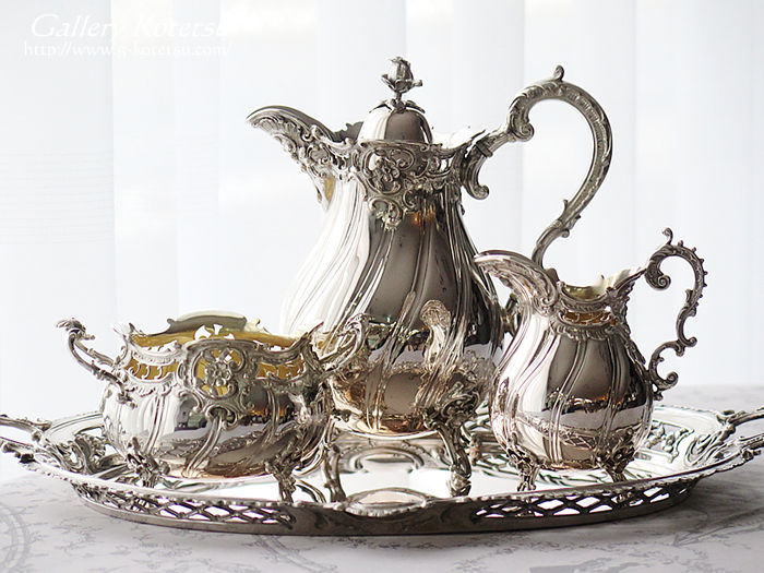 �A���e�B�[�N�V���o�[�|�b�g antique silver pot