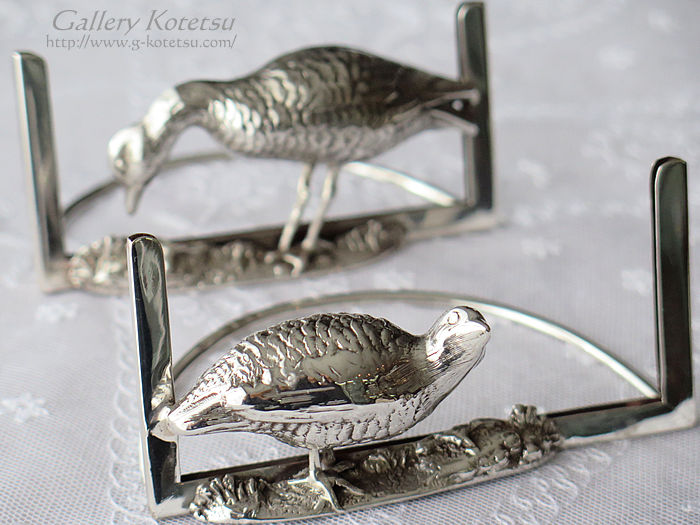 アンティークシルバーメニューホルダー antiquesilver menuholder