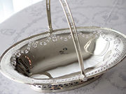 シルバーバスケット antique silver basket