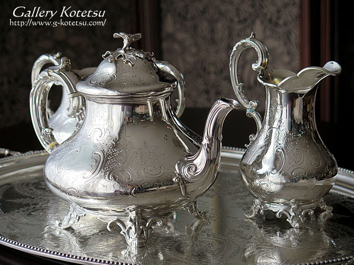 AeB[NVo[eB[Zbg antique silver teaset