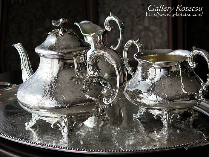 AeB[NVo[eB[Zbg antique silver teaset