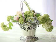 シルバーバスケット antique silver basket