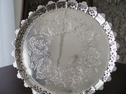 シルバーサルヴァ antique silver salver
