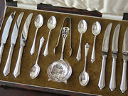 アンティークシルバーティーセット antique silver teaset
