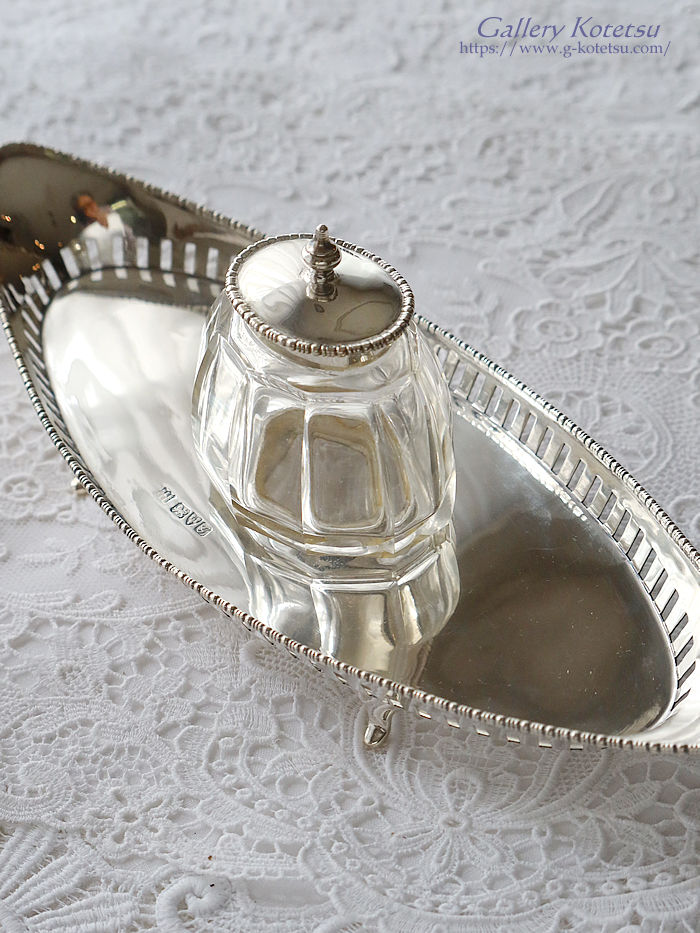 �A���e�B�[�N�V���o�[�@�C���N�X�^���h antiquesilver inkstand