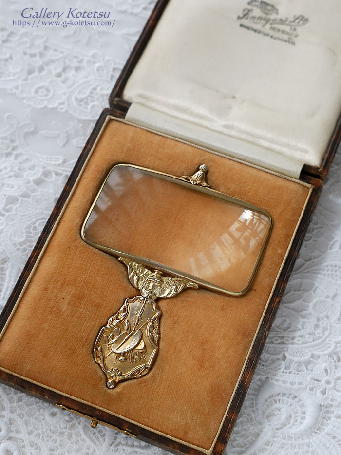 �A���e�B�[�N�V���o�[�@�n���h�O���X antiquesilver handglass