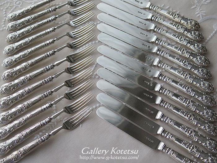 アンティークシルバー デザートカトラリー antiquesilver dessertcutlery